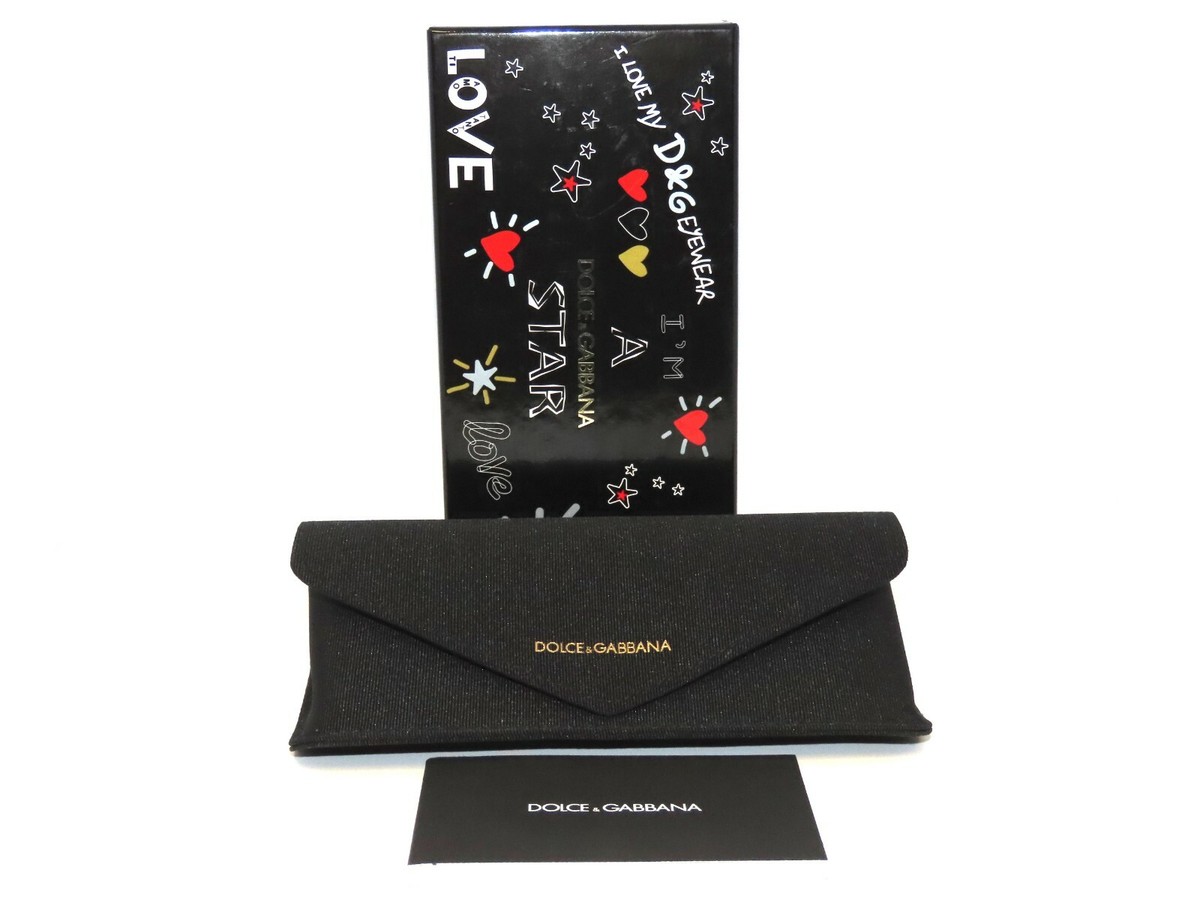 Dolce Gabbana Sunglasses Eyeglasses Large Set Case Cloth Box