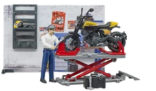 BRUDER #62102 bWorld Ducati Full Throttle Motorcycle NEW!