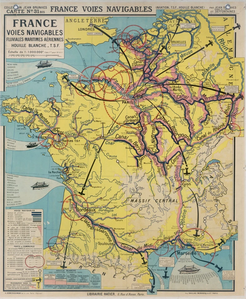 Carte régions France Lorraine Bretagne Normandie Alsace Ecole - Photo 1/1
