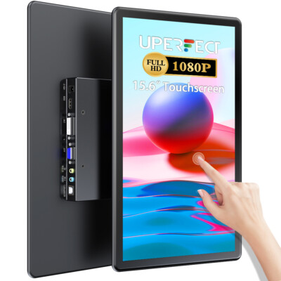 UPERFECT 15,6 Zoll 1920x1080 Touchscreen Monitor PC Bildschirm HDMI DVI VGA