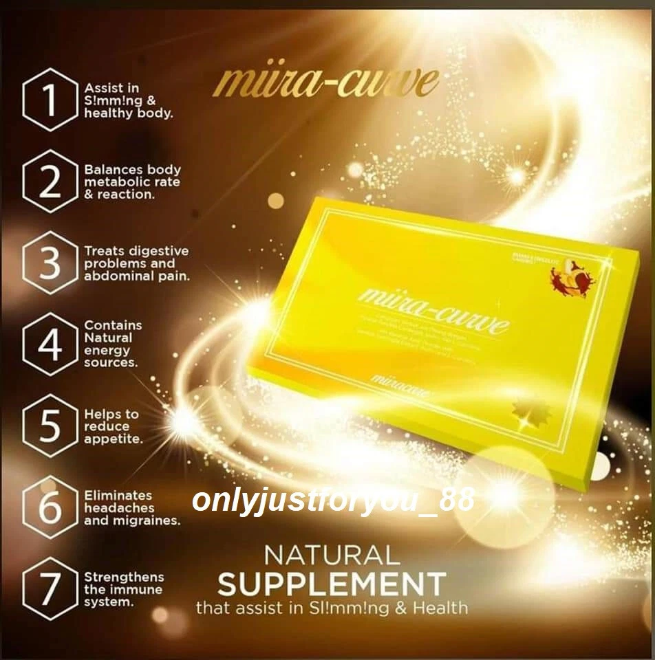 3 X Miira-Curve Revoobit Slimming Natural Weight Loss Detox Burn Fat Waist Trim - Image 3 of 4