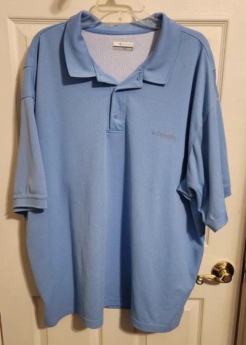 Chemise Columbia PFG Femme 3X Bleu - Boutonnée Ventilée Pêche - Occasion Parfait état