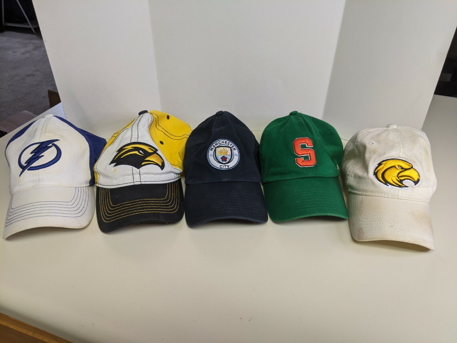 Baseball Cap Bundle Featuring Syracuse, Man City,… - image 1