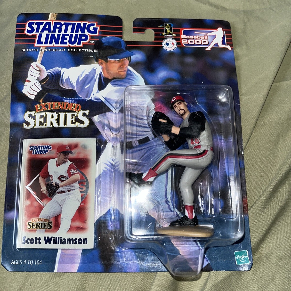 2000 MLB Extended Starting Lineup Scott Williamson Cincinnati Reds  