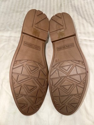 BRAND NEW Ben Sherman Mens Birk Plain Toe Natural Linen 