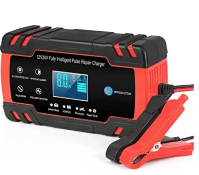 Car Battery Charger 12V/8A 24V/4A Automatic Smart Battery Charger/Maintainer