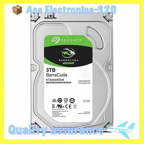 ST3000DM008 Seagate BarraCuda 3 TB Internal 3.5" Hard Drive 7200RPM SATA