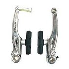 Tektro V-Brakes (Pair) — 110mm Arms / Silver —AUS STOCK— Linear Break Bike MTB
