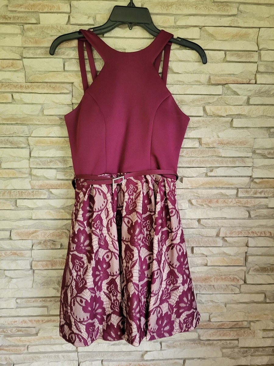 Crystal Doll Burgundy Dress size 1: Homecoming, formal dress