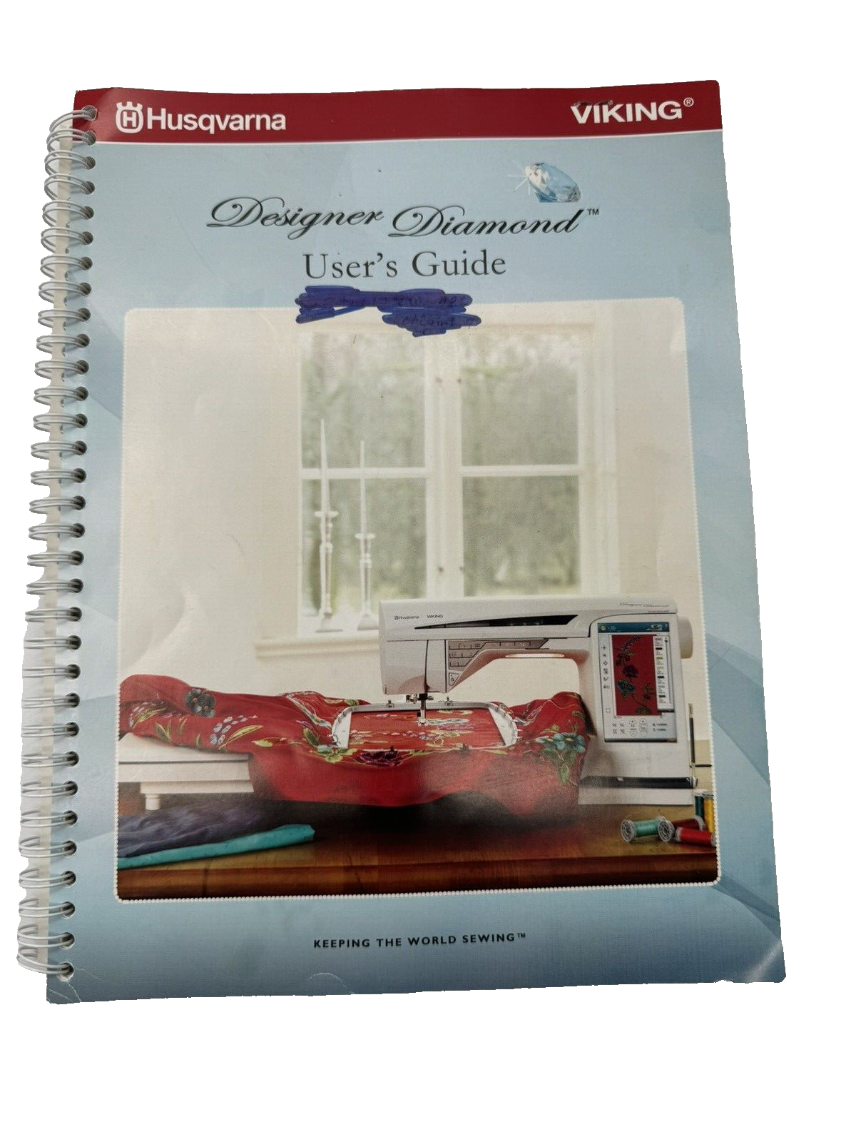 Husqvarna Viking Designer Diamond Sewing Machine Cover Case ONLY (no