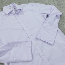 Charles Tyrwhitt Dress Shirt Mens 16 - 33 French Cuff Regular Glen Check