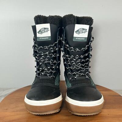 Vans Standard Snow MTE Boots Black Green Snow Boots Size  display picture 2