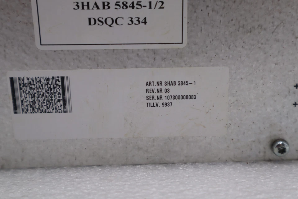 Efore ABB SR92A060 Power Supply Module 3HAB 5845-1/2 STOCK 3192 - Image 3 of 4