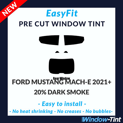 Easyfit Static Vor Cut Fenster Getönt Für Ford MUSTANG Mach-E 2021 20% Dark Heck