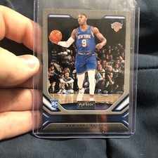 2019-20 PANINI CHRONICLES PLAYBOOK RC #184 RJ BARRETT PURPLE 28/49