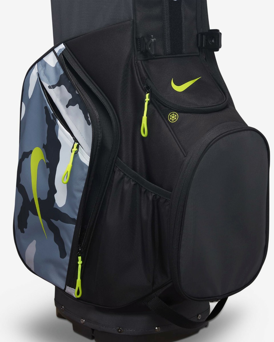 NIKE GOLF スタンドバッグ グレー/ブラック New Nike Air Hybrid 2 Golf Stand Bag Black Camo Volt Limited