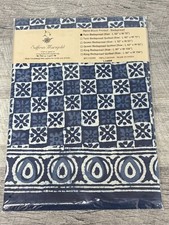 Saffron Marigold Hand Printed Luxury Indian Bedding Twin Bedspread 90  X 70  