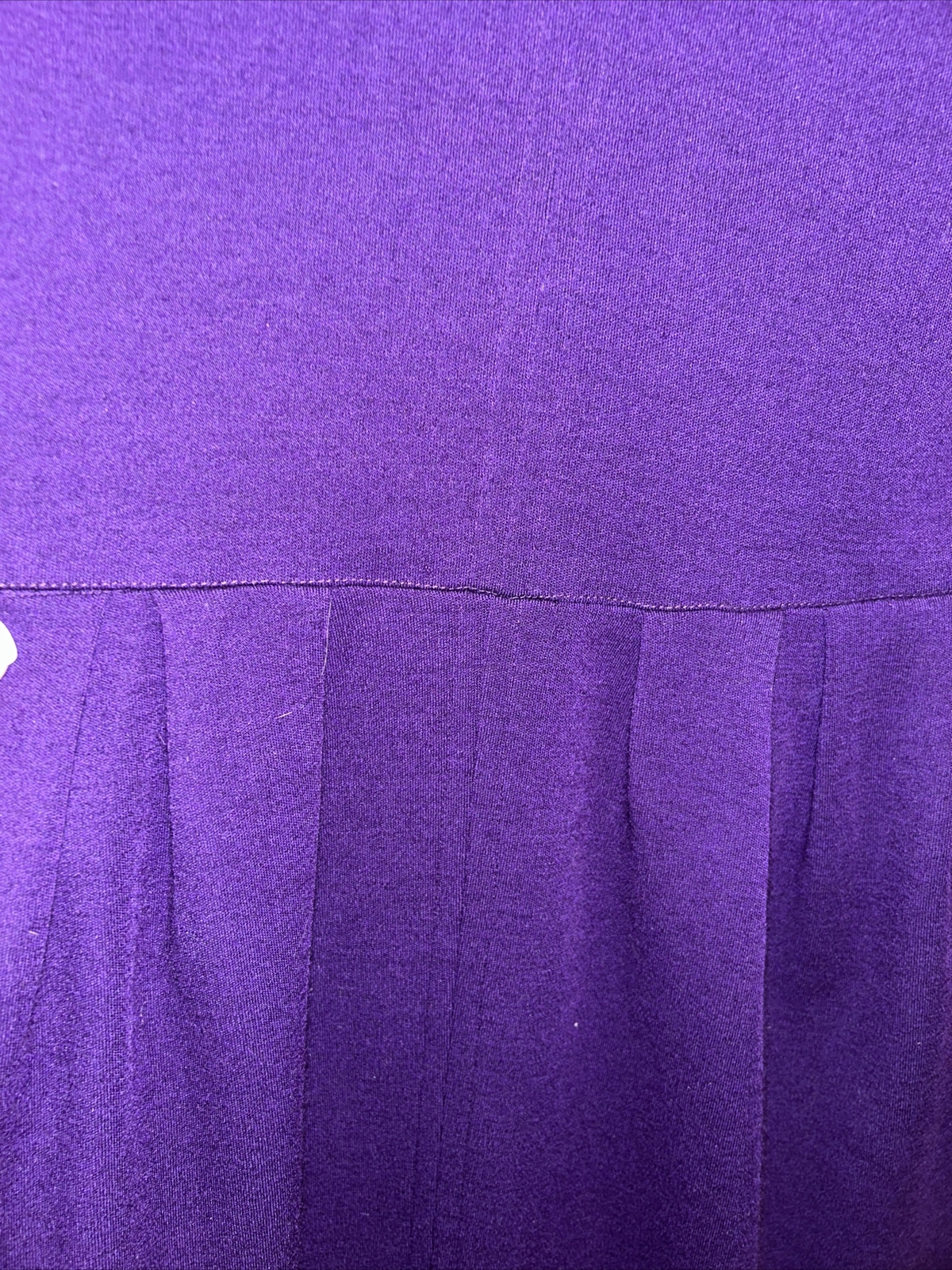 Abito Yves Saint Laurent Rive Gauche vintage misto lana viola 44