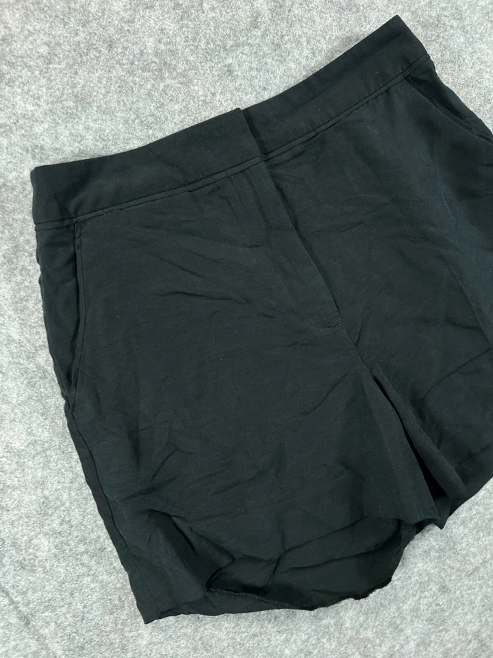 H&M Pantalones Cortos Mujer 4 EUR 34 Negro Chino Softshell Bolsillos Fiesta Informal Trabajo Foto 2 de 4