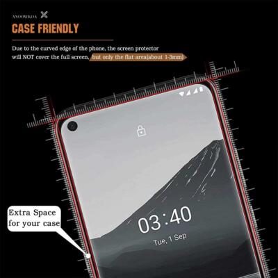 Cracksin [2 Pezzi] Vetro Temperato Per Nokia 5.4 – Protezione Schermo 9H, 0,33 Mm, Anti Graffio, Compatibile Con Custodie - 5