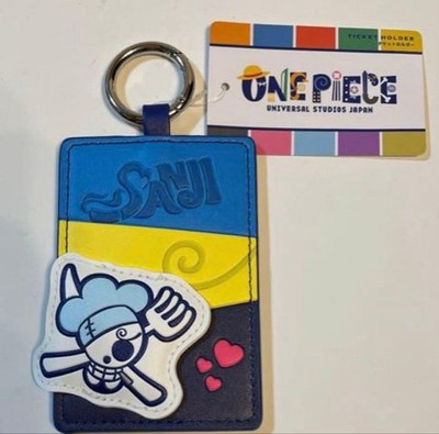 One Piece Sanji USJ Ticket Holder Character Keychain Card Holder