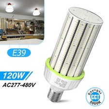 LED Corn Light Bulb 500W Equivalent 18000 Lumen-120W 277-480V Garage Warehouse