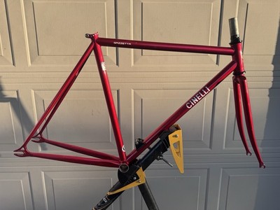 Cinelli Gazzetta Track, Pista, Fixed Gear 53 cm Red Columbus 