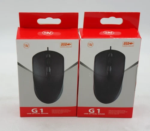 FOR TWOX2 SN G1 USB Optical Mouse High Precision Symmetrical Ergonomic Plug Play