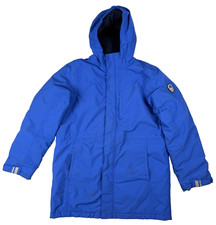 Lands End Squall Jacket Boys XL Blue Hooded Insulated Winter Coat