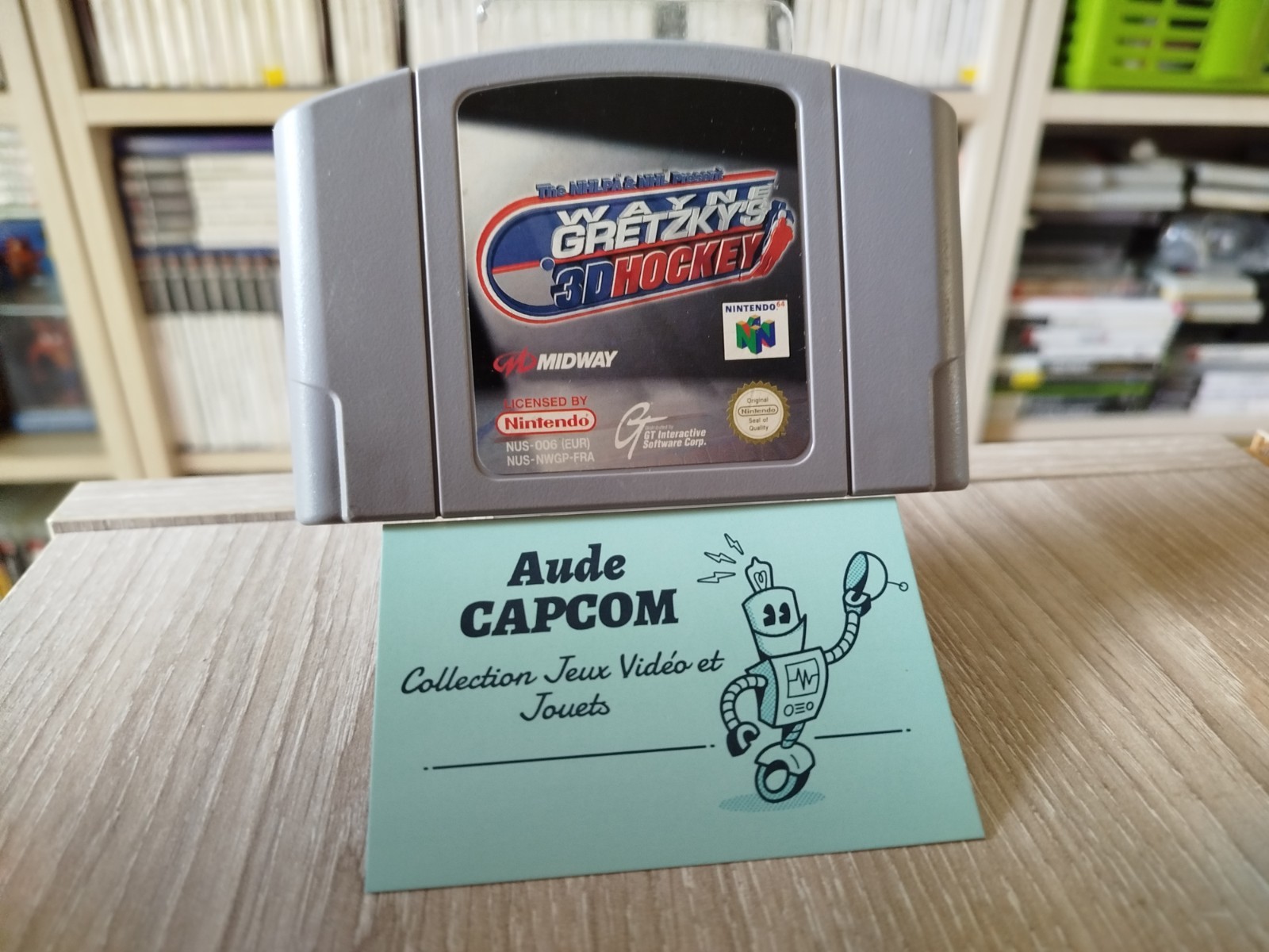 Nintendo 64 N64 [Cartouche]  Wayne Gretzky's 3D Hockey PAL FRA Très Propre 