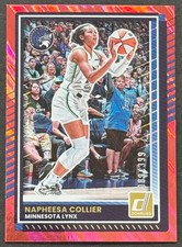 NAPHEESA COLLIER 2025 Donruss WNBA Red #25 serial #089/399 LYNX *Free Shipping*