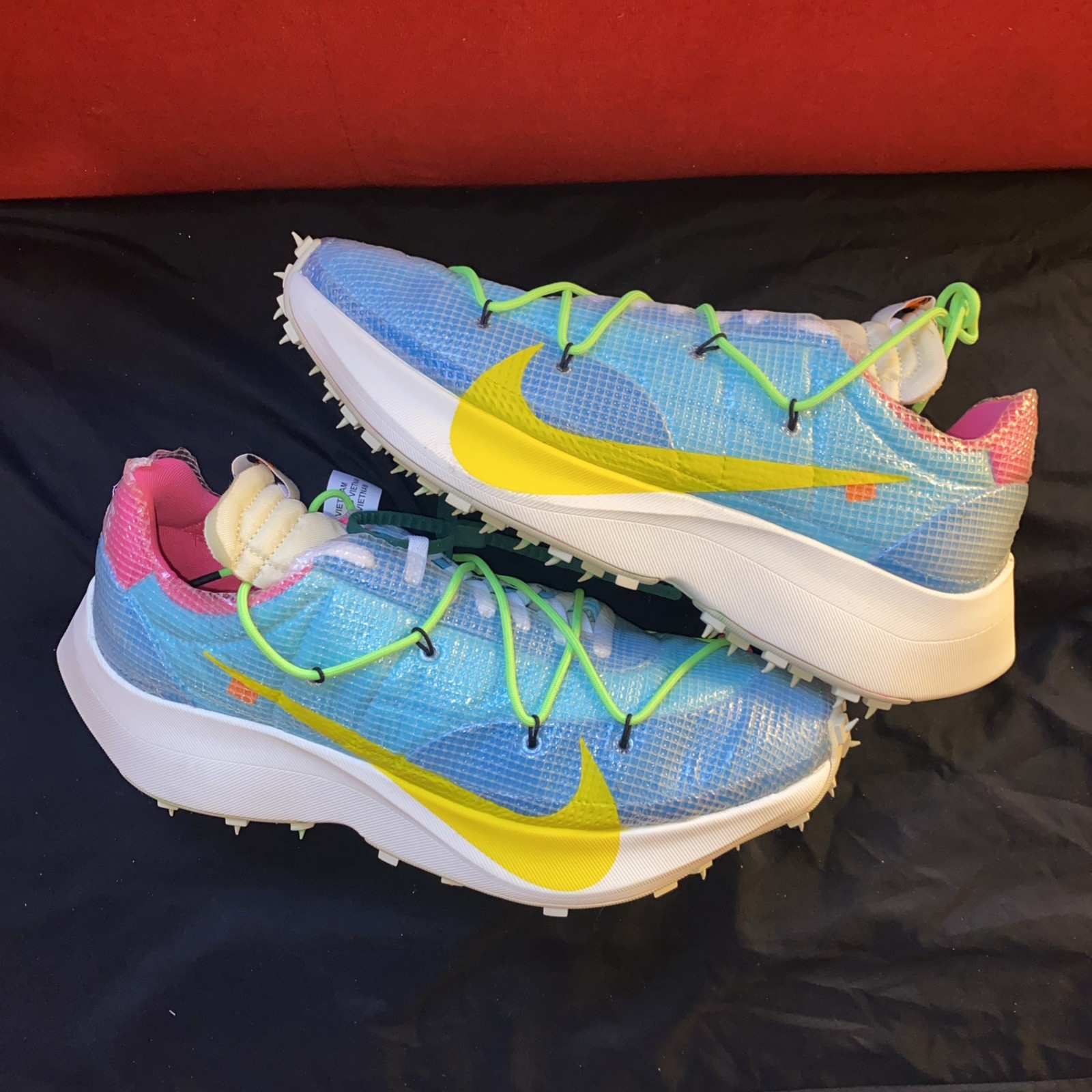 OFF WHITE X NIKE Taglia 16 5 Nike Off White x Vapor Street blu polarizzato con