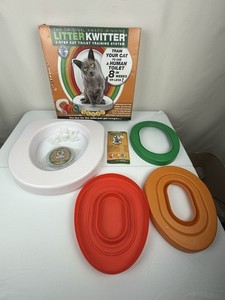Litter Kwitter 3-Step Cat Toilet Training System Original Complete