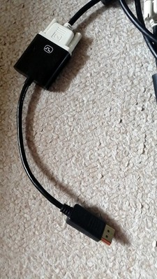 Bildschirm aktiv Adapterkabel Display Port zu DVI neuwertig Marke ASSMANN