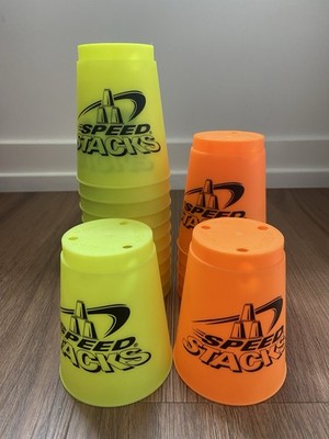 Speed Stacks Nonstamped HM 6 Orange & 11 Yellow Sport Stacking Cups