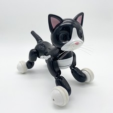 Spin Master Zoomer Kitty Tuxedo Cat Interactive Robot Toy With Charger Tested