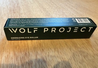 Wolf Project Under Eye Roller with Caffeine Vitamin C and Peptides Dark Circles