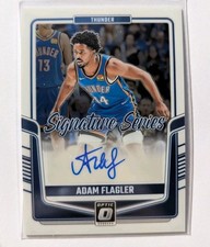 2024-25 Optic Basketball Adam Flagler #SS-FLG Signature Series Auto - Thunder