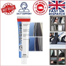 Multi-Surface Black Silicone Sealant - Weatherproof Adhesive for Home & Auto