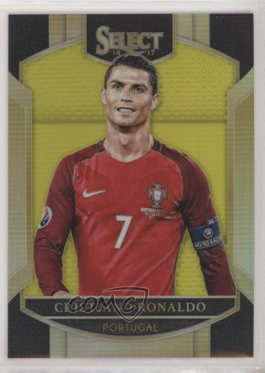 2016-17 Panini Select Terrace Neon Yellow Prizm 51/125 Cristiano Ronaldo #1 9w4