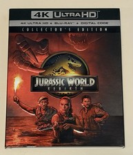 Jurassic World Rebirth 4K UHD with blu ray, slipcover No digital Included