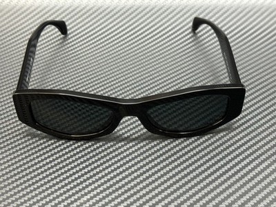 Versace Women Sunglasses Black Dark Grey Rectangle VE4487 GB1/87 NEW AUTHENTIC VERSACE VE4487 GB1 87 Black Dark Grey 54 mm Women main image 4