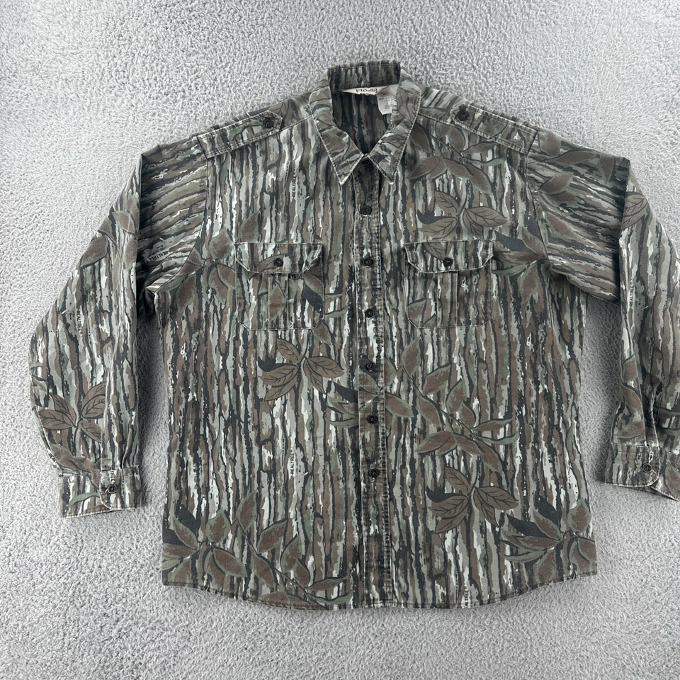 Camisa De Colección Paredes Para Hombres XL Alta Realtree Camuflaje Hecha en EE. UU. Caza Abotonada Foto 3 de 4
