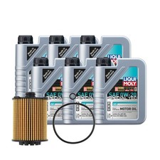 6L Liqui Moly Special Tec V 0W-20 Mahle Engine Oil Change Kit for S60 S80 S90