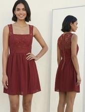 Urban Outfitters Cooperative Fit & Flare Lace Mini Dress