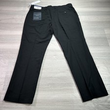 NEW Tommy Hilfiger Redmond Pants Mens 38x30 Black Stretch Wrinkle Resistant
