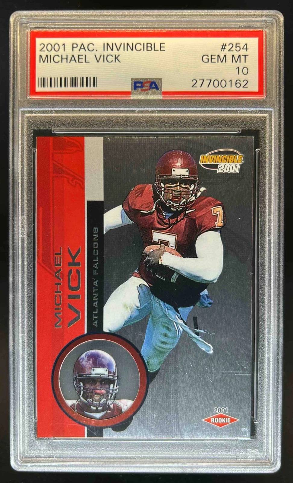Michael Vick Pacific Invincible #254 Base