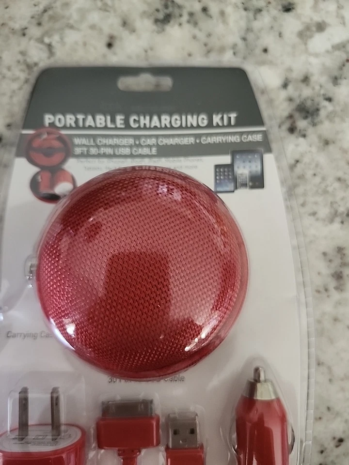 Set Of 2 Portable Charging Kit 30 Pin USB Cable - Image 4 of 4