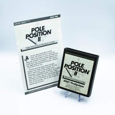 Pole Position II 2 Atari 7800 | Cartridge & Manual Only