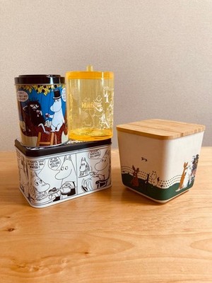 Moomin design can container 4piece set